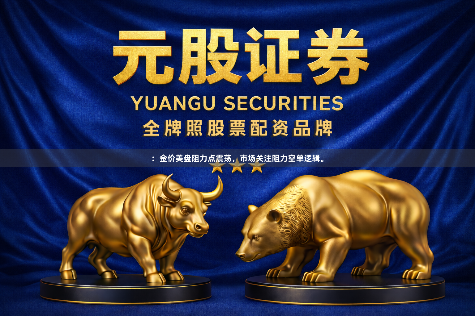 ：金价美盘阻力点震荡，市场关注阻力空单逻辑。